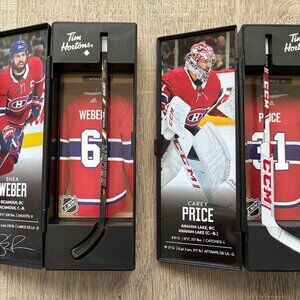 Tim Horton’s NHL Mini Collectible Hockey Sticks Bundle